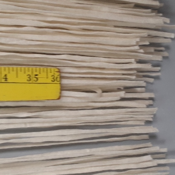 Ruby Rd. Bohemian Beige Crochet Macrame Cowgirl Western Fringe Vest - Picture 6 of 9